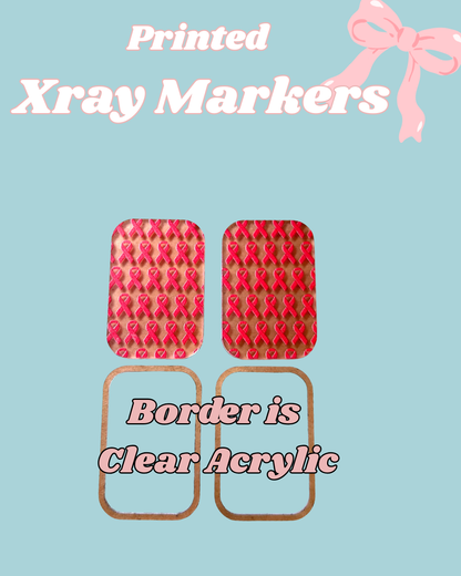 Ribbon Awareness Printed Xray Markers