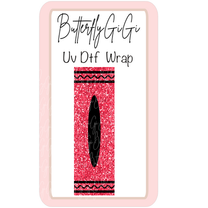 Wrap Teacher Color Crayon Uv Dtf