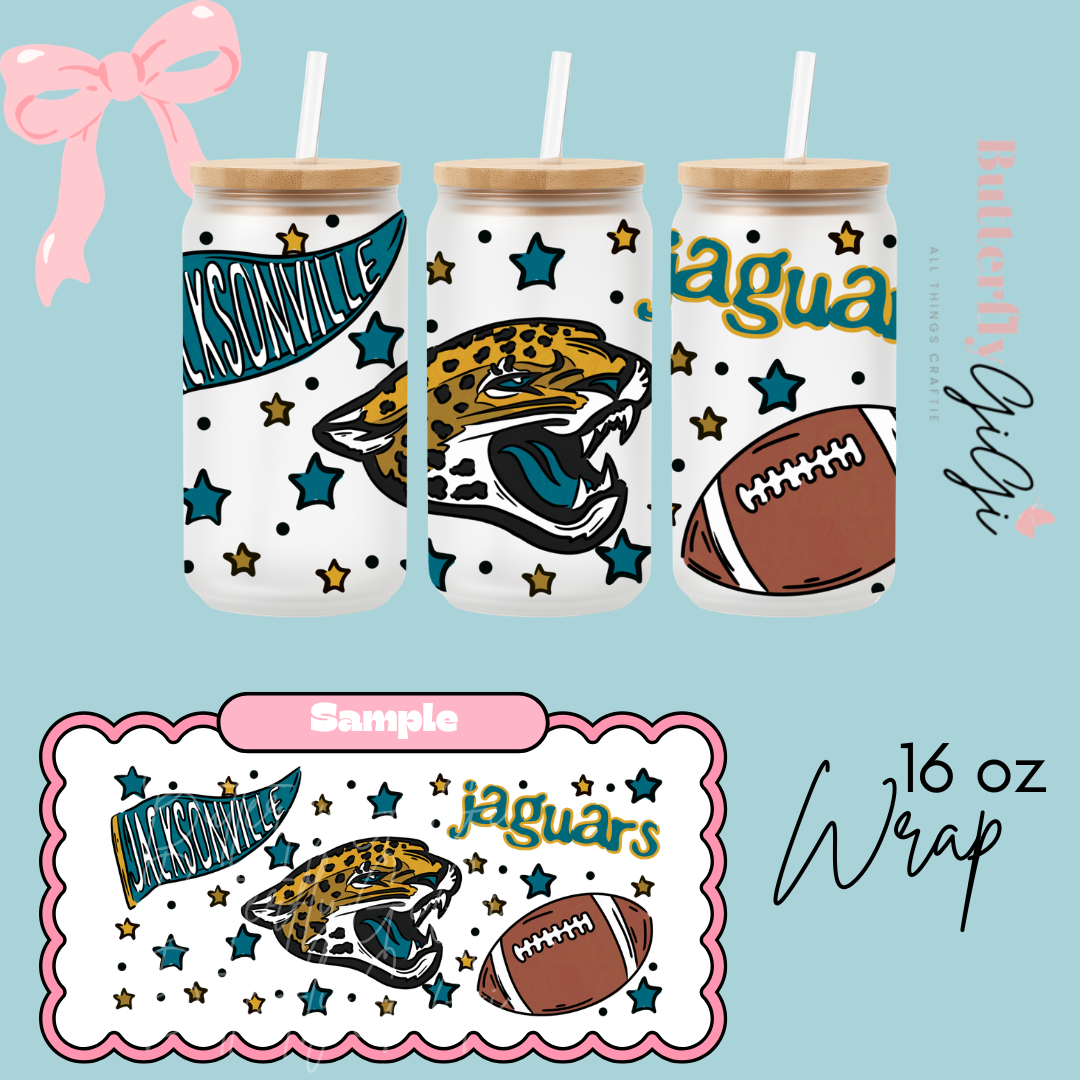 Football 16oz UVDTF Wrap