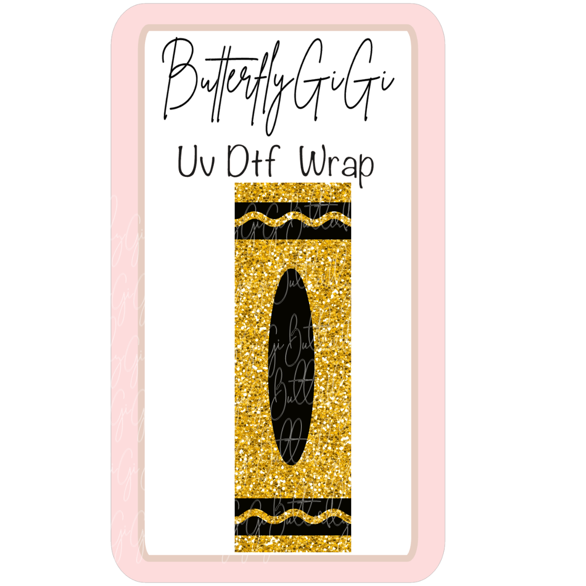 Wrap Teacher Color Crayon Uv Dtf