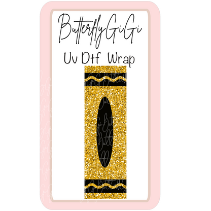 Wrap Teacher Color Crayon Uv Dtf