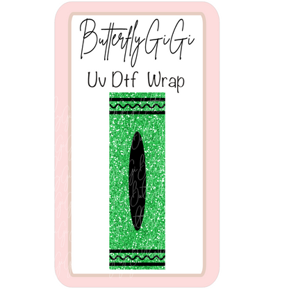 Wrap Teacher Color Crayon Uv Dtf