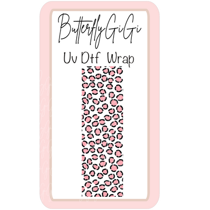 Cheetah Print Uv Dtf Wrap