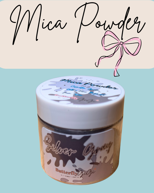 SILVER GRAY Mica Powder 20g