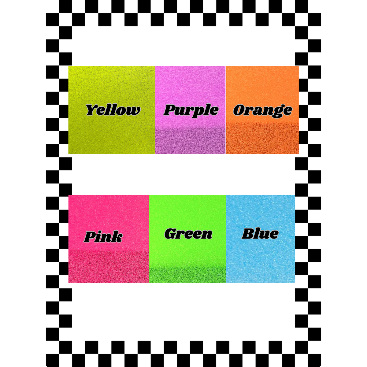 NEON GLITTER Acrylic Freshie Charm Holder