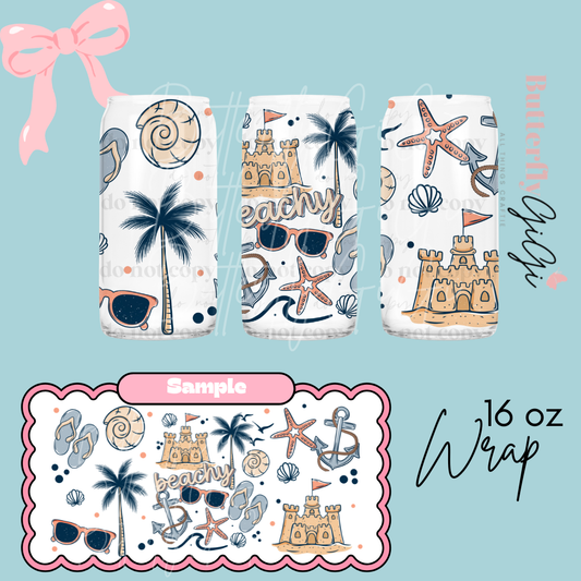 Beachy 16oz UVDTF Wrap