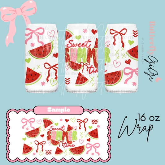 Sweet Summertime 16oz UVDTF Wrap