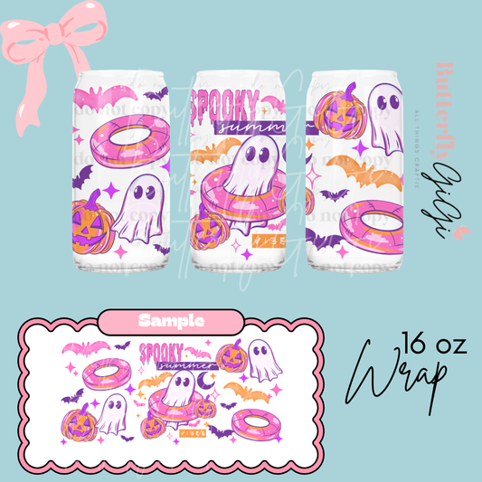 Spooky Summer 16oz UVDTF Wrap