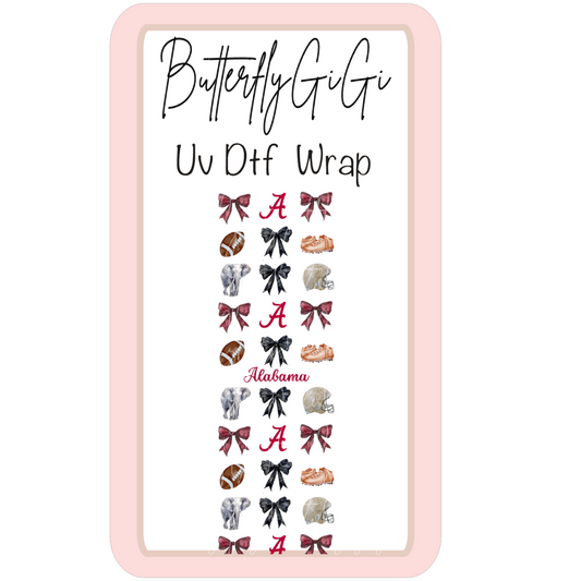Wrap Alabama UV Dtf Wrap