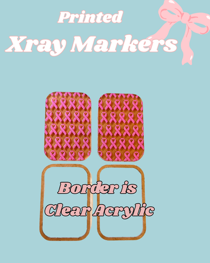 Ribbon Awareness Printed Xray Markers