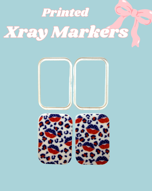 Americana lips Printed Xray Markers