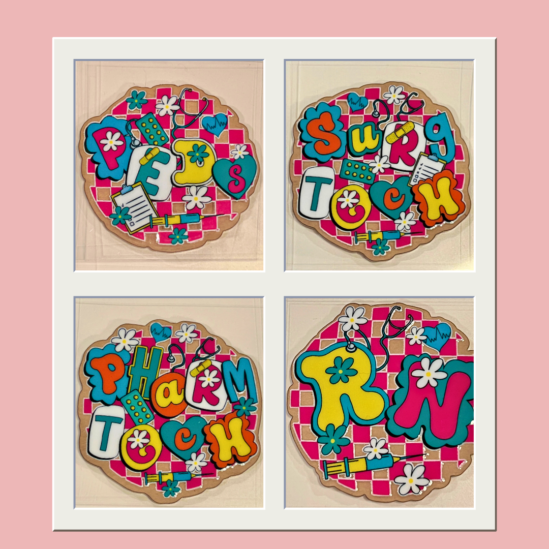 Medical Round Colorful Title