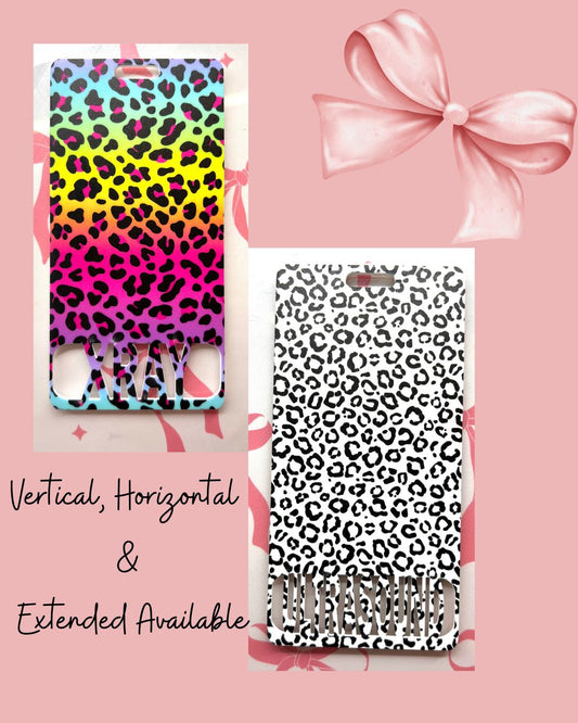 .BB Print Leopard Badge Buddy