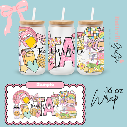 School 16oz UVDTF Wrap