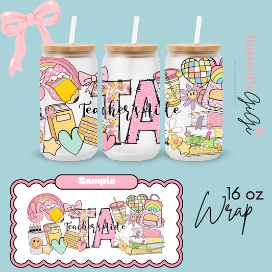 School 16oz UVDTF Wrap
