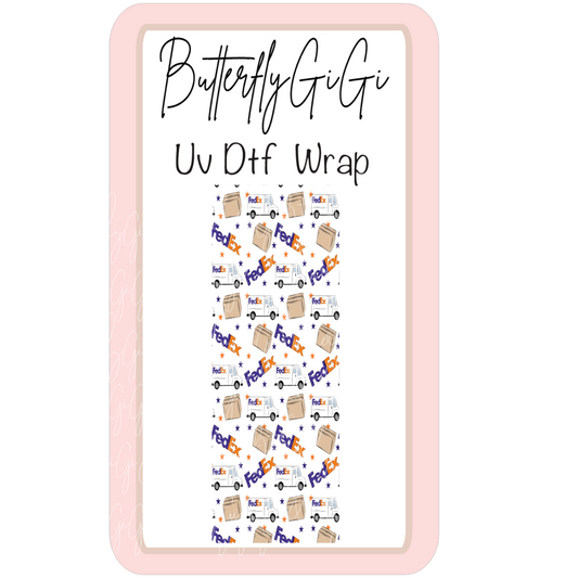 Wrap FEdx Uv Dtf