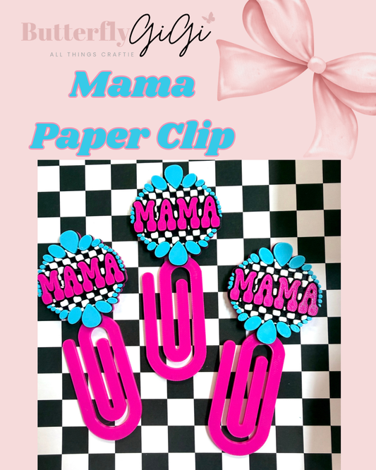 Mama Paperclip 3d Printed
