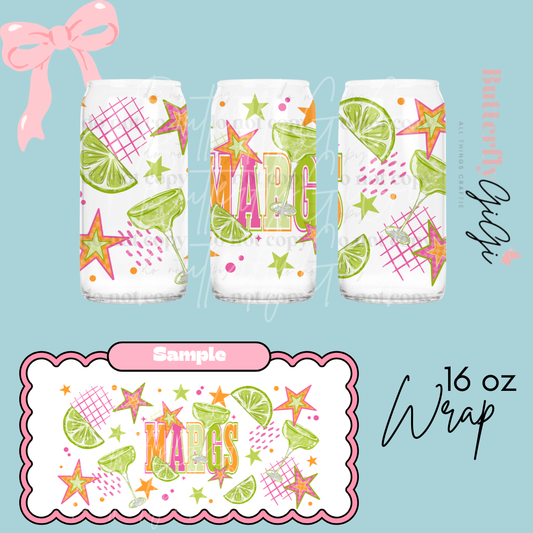 Margs 16oz UVDTF Wrap