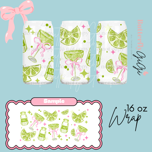 Margs Bows 16oz UVDTF Wrap