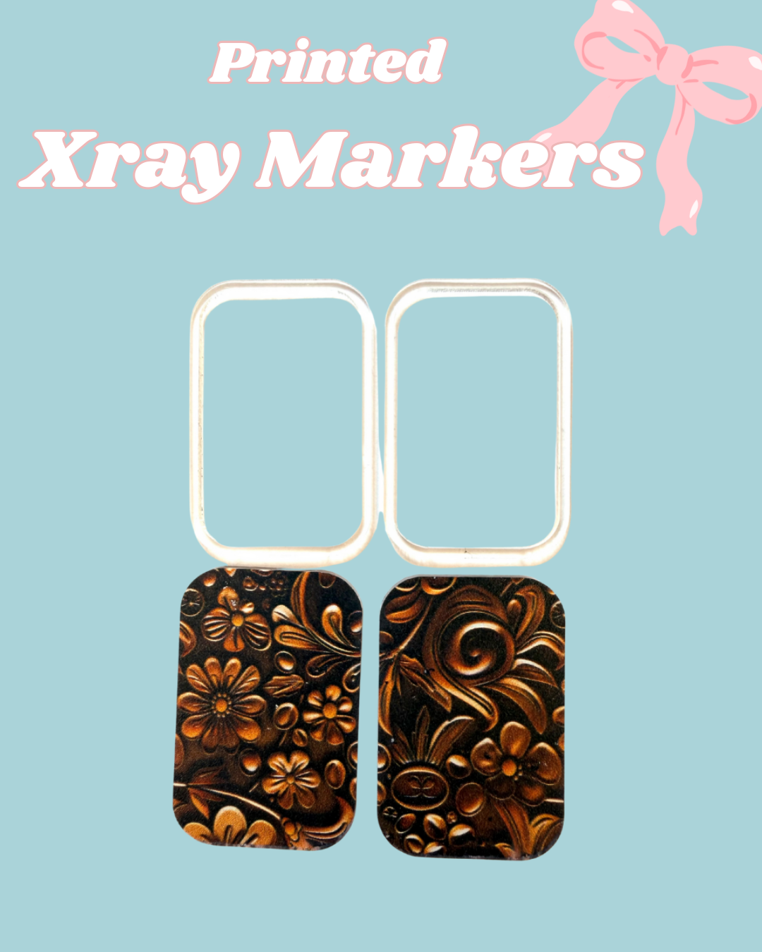 Western Leather Printed Xray Markers
