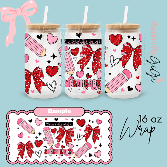 Teaching Sweethearts 16oz UVDTF Wrap