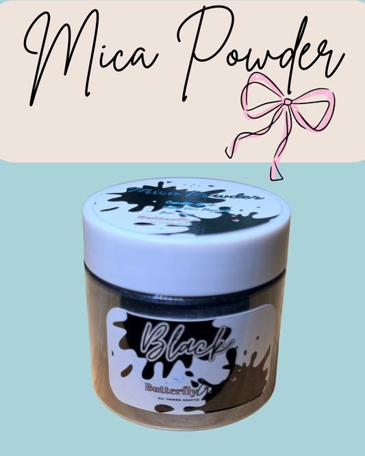BLACK Mica Powder 20g