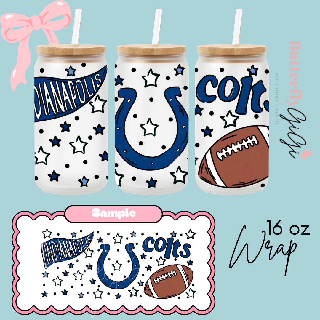 Football 16oz UVDTF Wrap