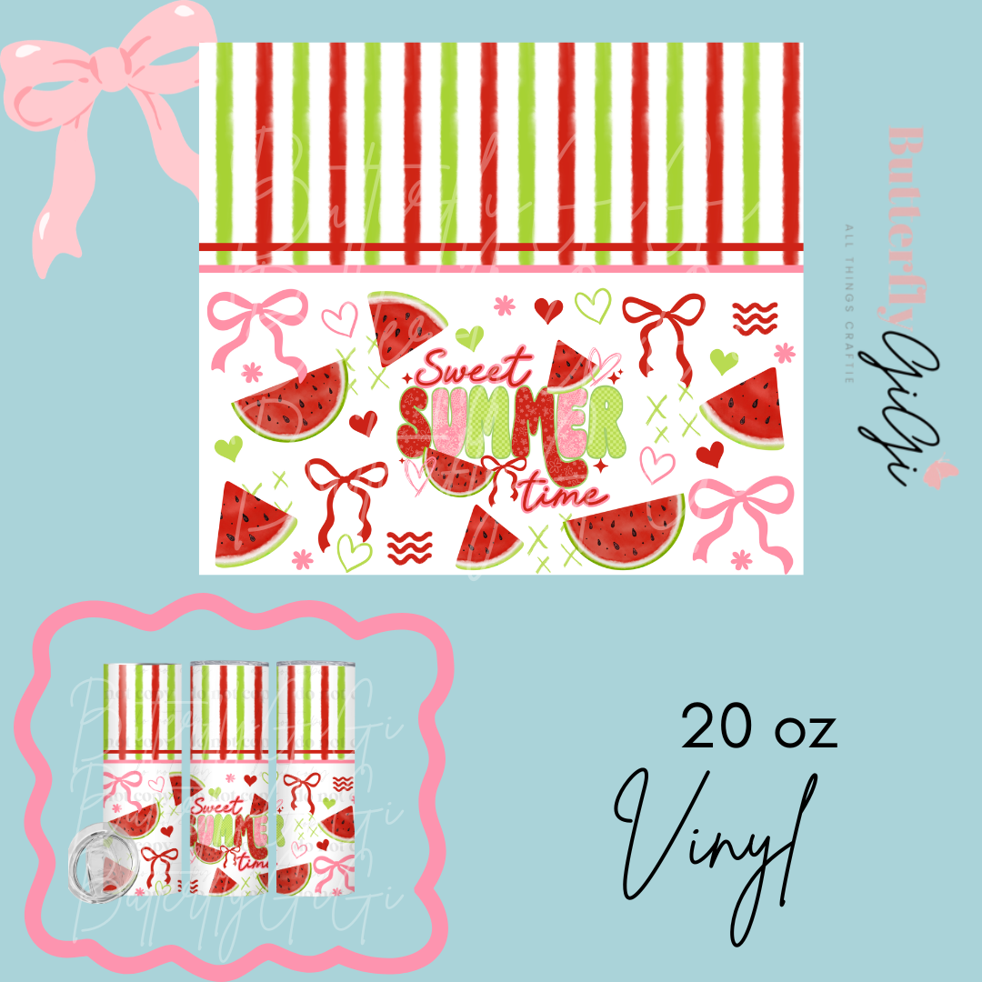 Sweet Summertime 20oz Vinyl Wrap