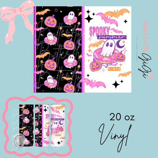 Spooky Summer 20oz Vinyl Wrap
