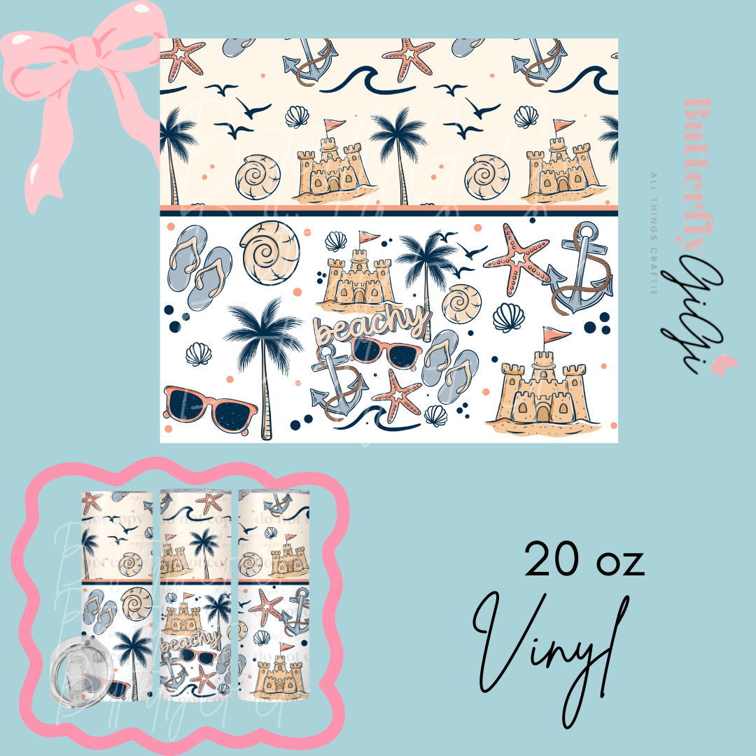 Beachy 20oz Vinyl Wrap