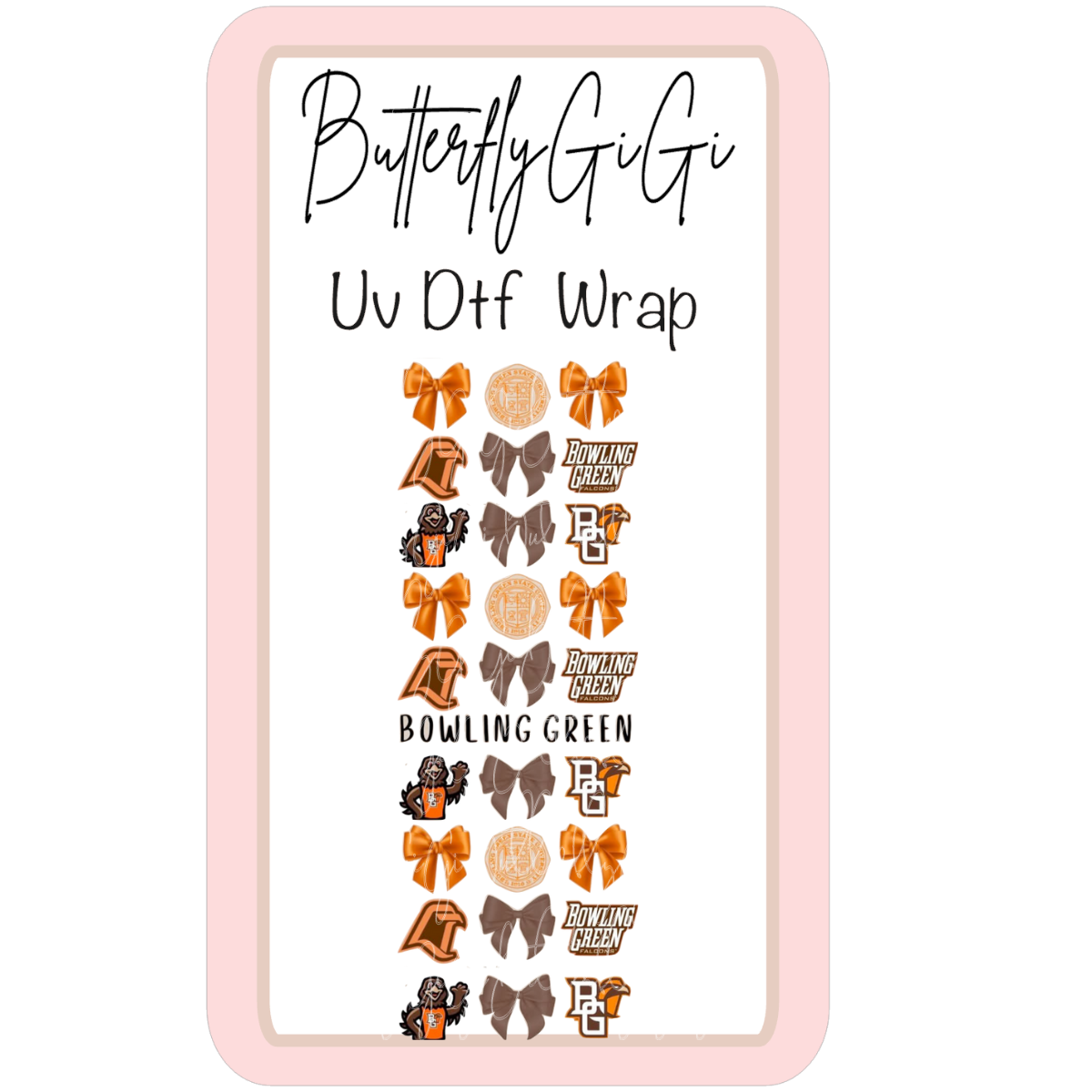Wrap Bowling G UV Dtf
