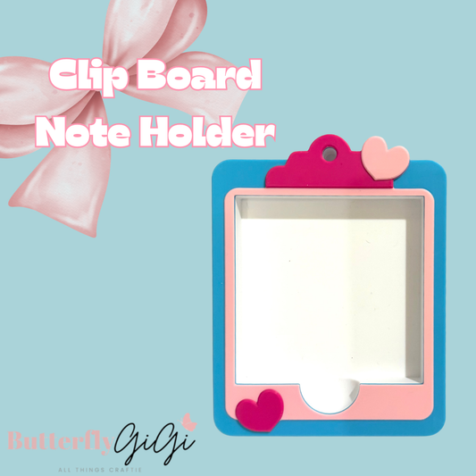 Clip Board Note Holder 3D Printed