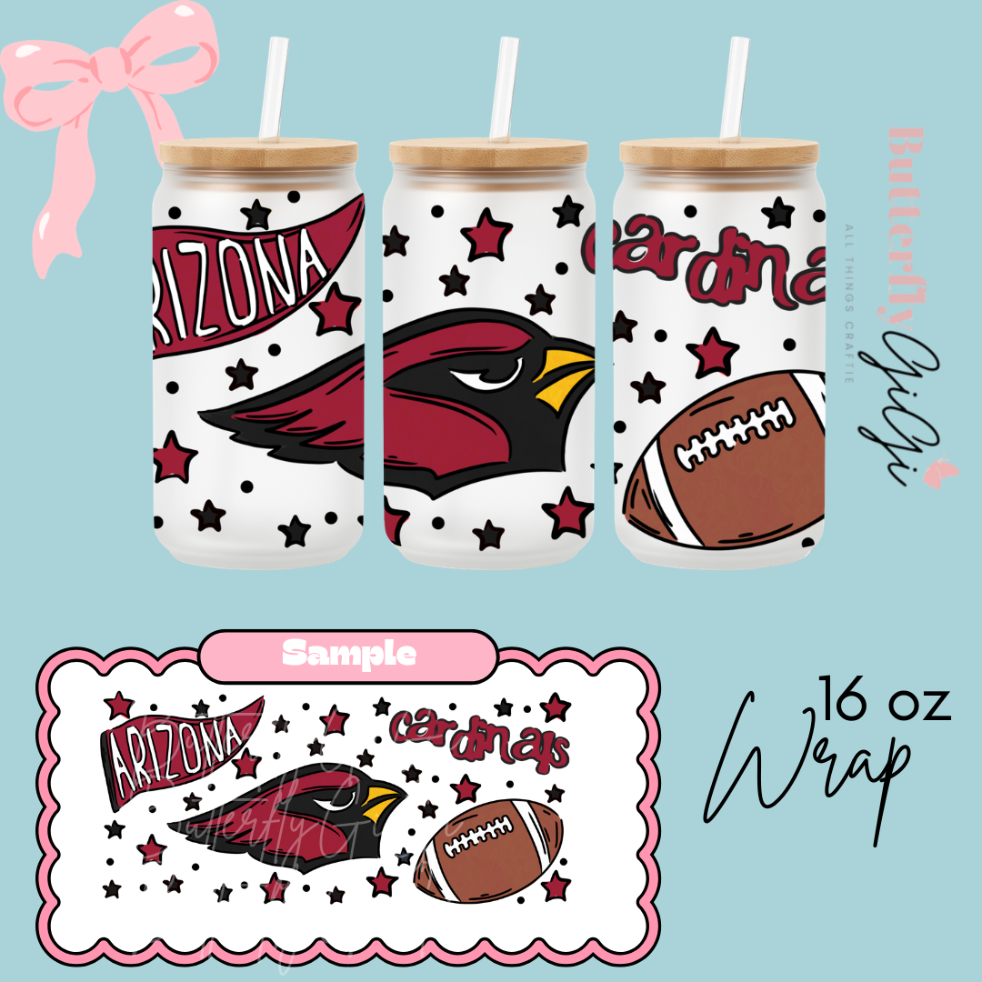 Football 16oz UVDTF Wrap