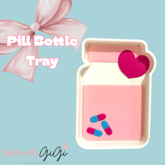 Pill Bottle Tray 3D Printed