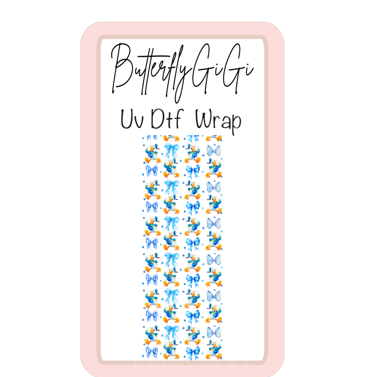 Donald Coquette UV Dtf Wrap