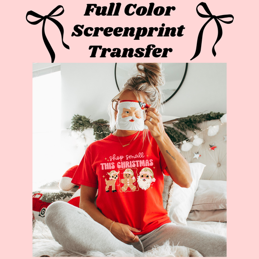 DTF Transfer Shop Small this Christmas