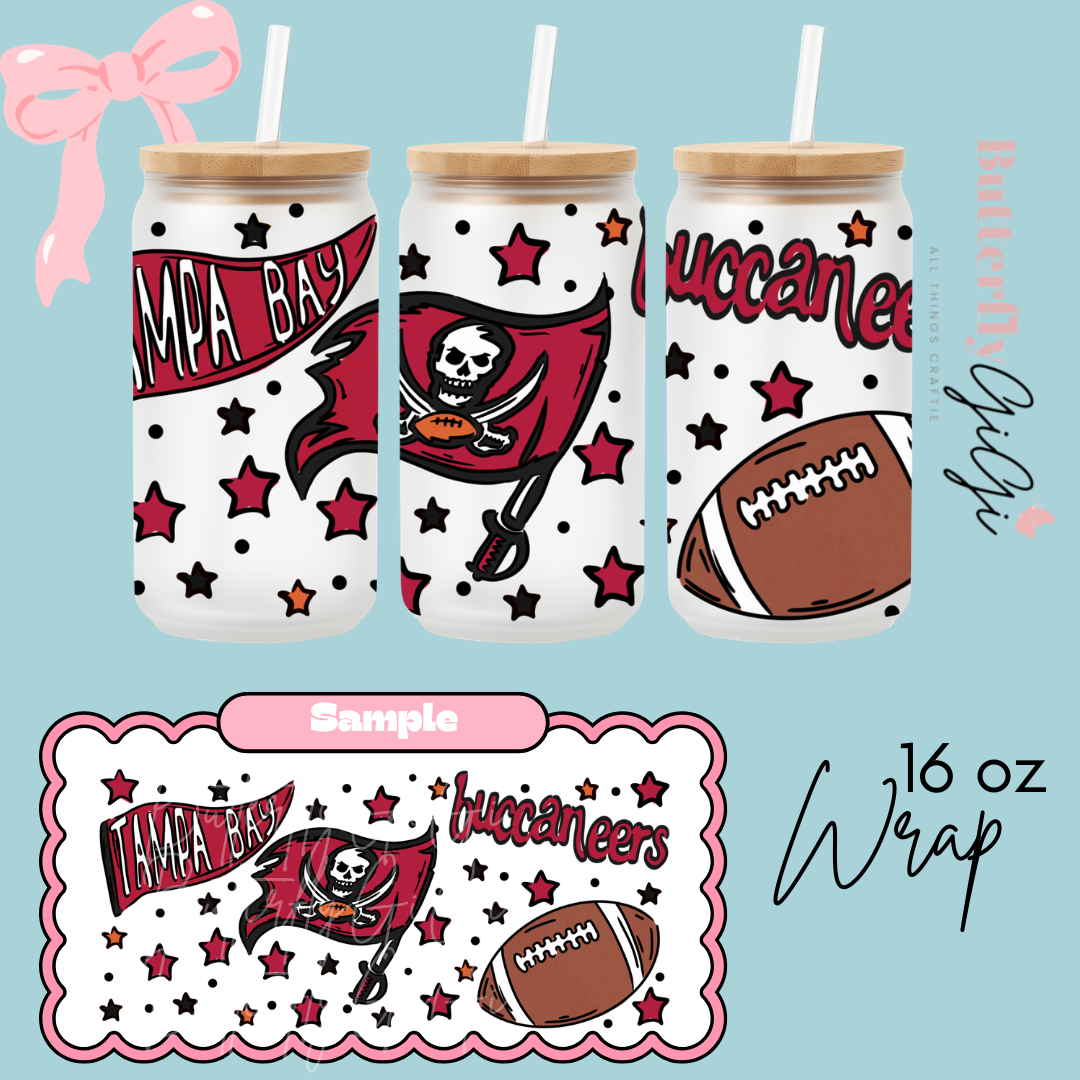 Football 16oz UVDTF Wrap