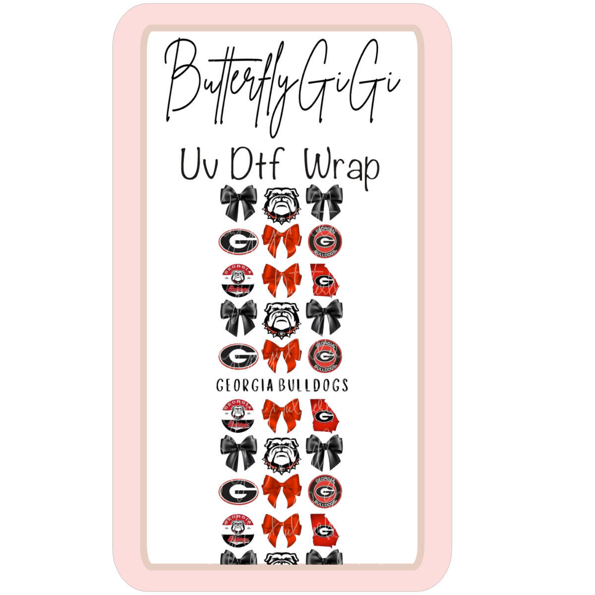 Wrap Georgia B UV Dtf