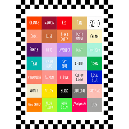 Solid Color Acrylic Freshie Charm Holder