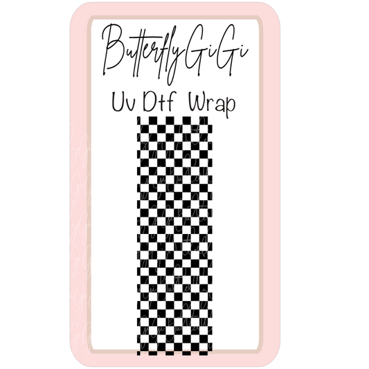 Wrap Checkered Uv Dtf