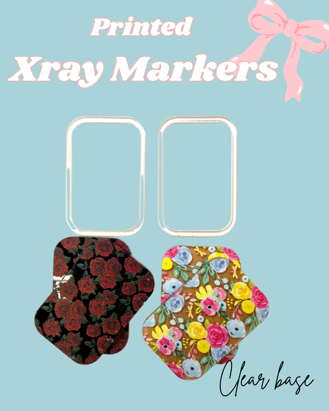 Roses Printed Xray Markers – ButterflyGiGi