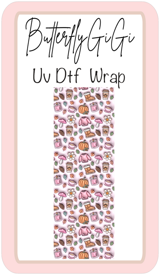 Wrap Fall 3d Pink