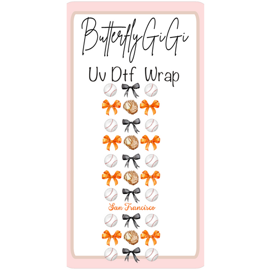 Wrap San Francisco Coquette UV Dtf