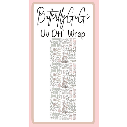 Wrap Christmas Deck The Halls Uv Dtf