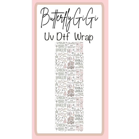 Wrap Christmas Deck The Halls Uv Dtf