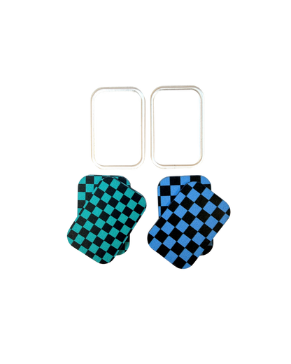 Black Checkered Printed Xray Markers