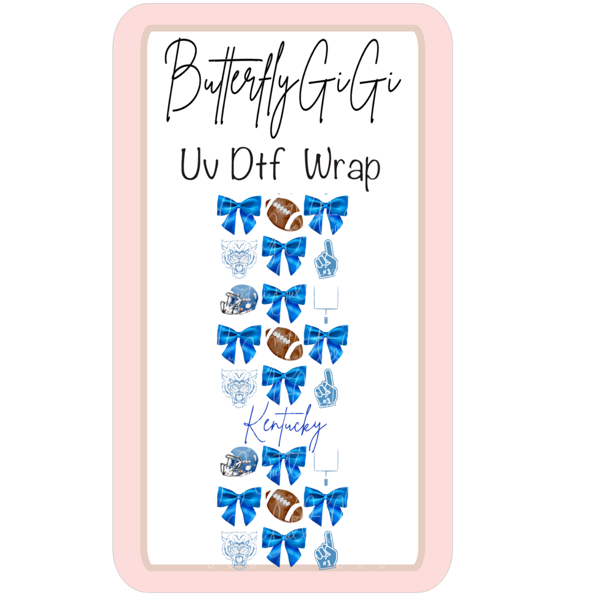 Wrap Kentucky UV Dtf
