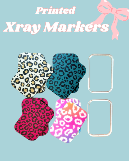 Cheetah Print Printed Xray Markers