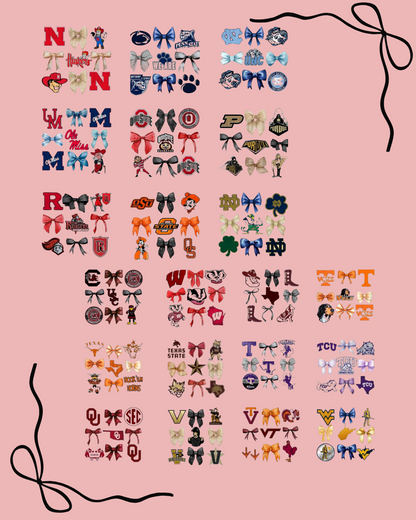 3x3 College UV DTF Sheet