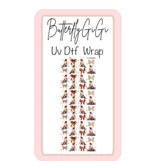 Wrap Woody Coquette UV Dtf